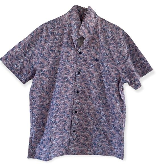 Dockers Purple Alpha Khaki Button Down Shirt Size Medium NWT - Picture 1 of 3